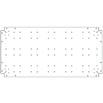 Galvanised bottom plate - 60 x 120 cm