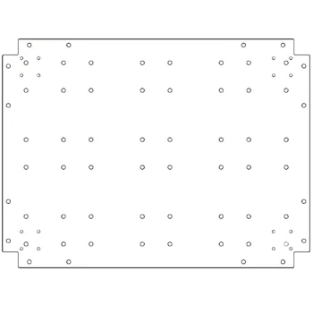 Galvanised bottom plate - 60 x 80 cm