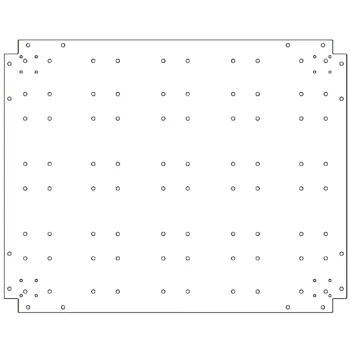 Galvanised bottom plate - 80 x 100 cm