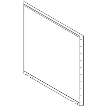 Steel planter - Panel - 100 x 100 cm - RAL7016 matt (anthracite grey)