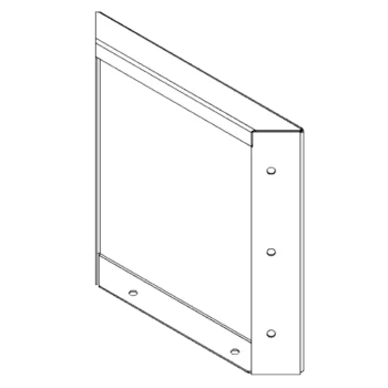 Steel planter - Panel - 30 x 30 cm - RAL7016 matt (anthracite grey)