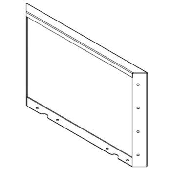 Steel planter - Panel - 40 x 60 cm - RAL7016 matt (anthracite grey)