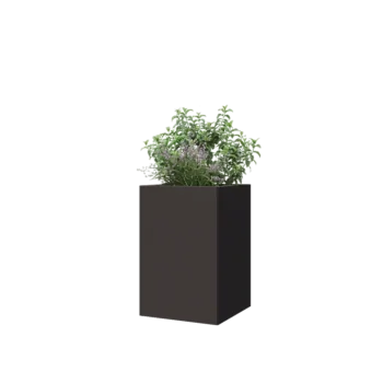 Steel planter - Square - 40 x 40 x 60 cm - Other RAL colour - Without bottom plate