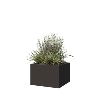 Steel planter - Square - 60 x 60 x 40 cm - Other RAL colour - Without bottom plate