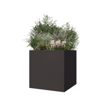 Steel planter - Square - 70 x 70 x 70 cm - RAL7016 matt (anthracite grey) - Without bottom plate