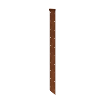 Corten steel planter - Corner piece 180° - 100 cm