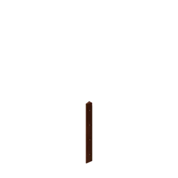 Corten steel planter - Corner piece 30° - 40 cm