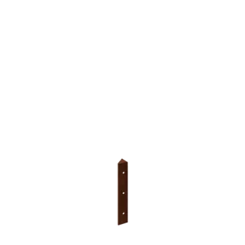 Corten steel planter - Corner piece 45° - 30 cm