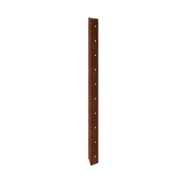 Corten steel planter - Corner piece 90° - 100 cm