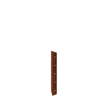 Corten steel planter - Corner piece 90° - 50 cm
