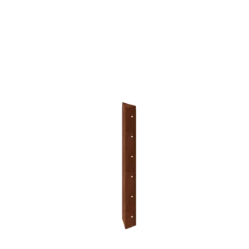 Corten steel planter - Corner piece 90° - 60 cm