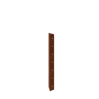 Corten steel planter - Corner piece 90° - 70 cm