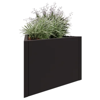 Steel planter - Triangle equilateral - 90,6 x 78,3 x 60 cm - Other RAL colour - Without bottom plate