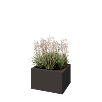 Steel planter - Rectangle - 50 x 40 x 30 cm - Other RAL colour - Without bottom plate