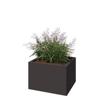 Steel planter - Rectangle - 60 x 50 x 40 cm - Other RAL colour - Without bottom plate