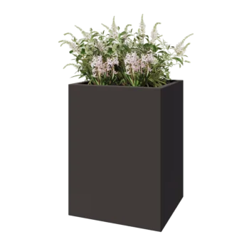 Steel planter - Rectangle - 60 x 50 x 80 cm - RAL7016 matt (anthracite grey) - Without bottom plate