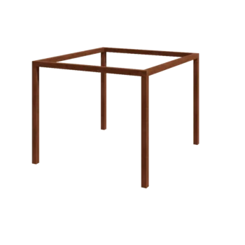 Corten steel pergola - Square - 324 x 300 x 230 cm - Without concrete base