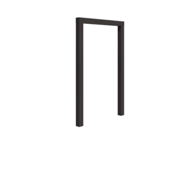 Steel pergola - Straight - 150 x 230 cm - Other RAL colour - Without concrete base