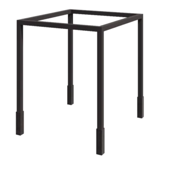 Steel pergola - Square - 274 x 250 x 230 cm - Other RAL colour - With concrete base