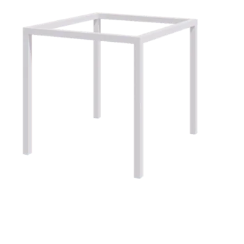 Steel pergola - Square - 274 x 250 x 230 cm - RAL9005 matt (white) - Without concrete base