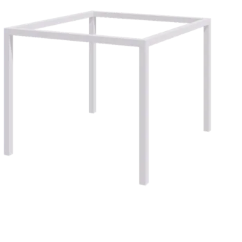 Steel pergola - Square - 324 x 300 x 230 cm - RAL9005 matt (white) - Without concrete base