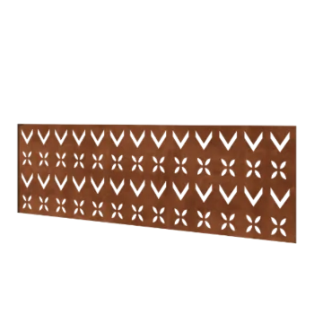 Corten steel fence H - Panel V - 180 x 63,3 cm
