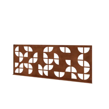 Corten steel decorative fencing G - Panel - 149 x 3 x 60 cm