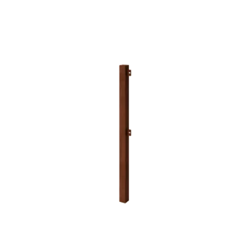 Corten steel decorative fencing - Corner post - 110 cm
