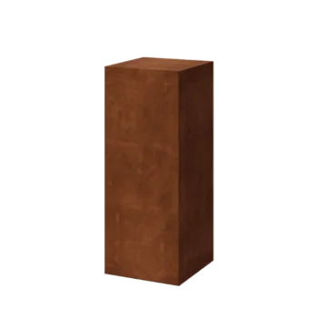 Corten steel plinth - Ohio - 40 x 40 x 100 cm