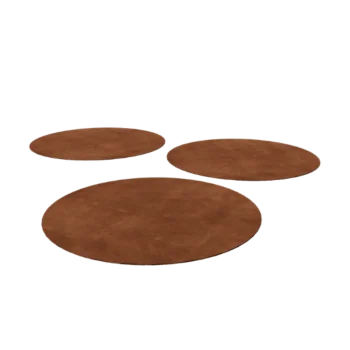 Corten steel stepping stone - Round - 75 cm