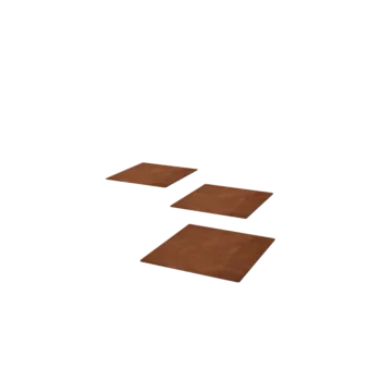 Corten steel stepping stone - Square - 30 x 30 cm