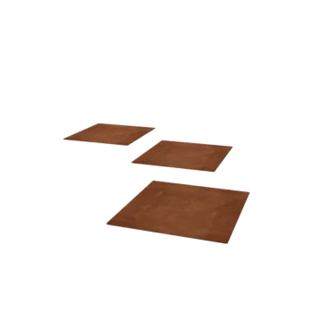 Corten steel stepping stone - Square - 40 x 40 cm