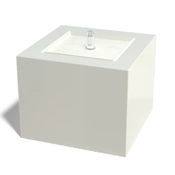 Aluminium water table - Lyra - 50 x 50 x 40 cm