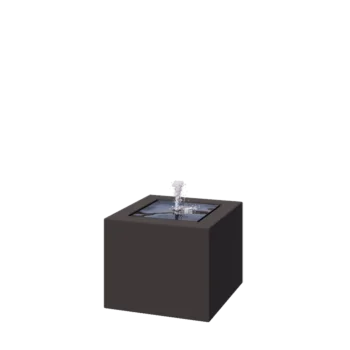 Aluminium Water table - Lyra - 50 x 50 x 40 cm - Other RAL colour - With LED lights