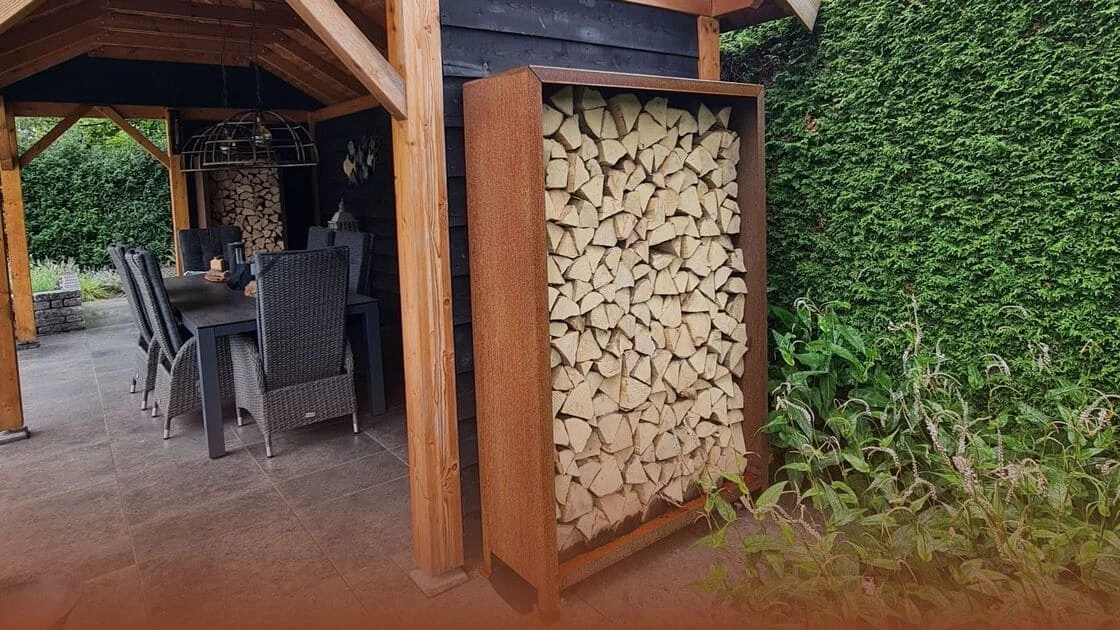 How do I maintain my firewood in my wood storage?